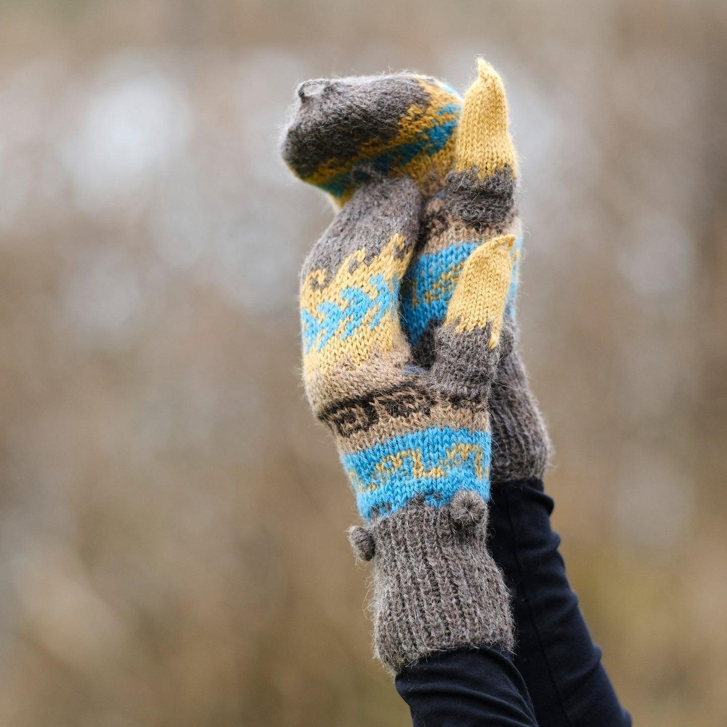 ALPAKA KÄNGURUHANDSCHUH TITA