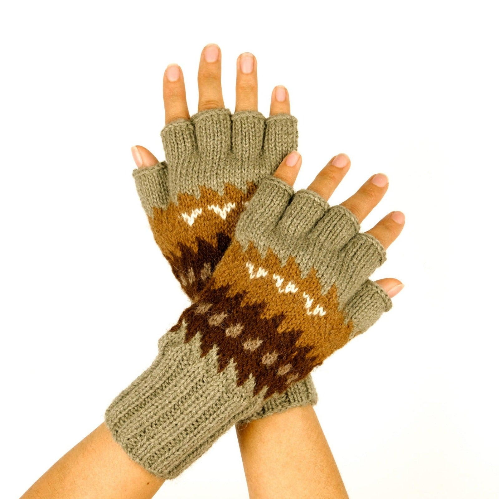 alpaka halbfinger handschuhe ALPACA GLOVES HALF FINGER TOM – chic andina