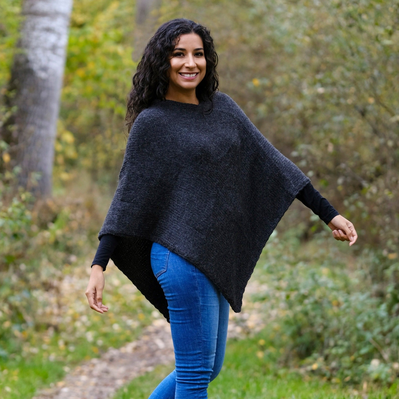 ALPACA PONCHO HUARI