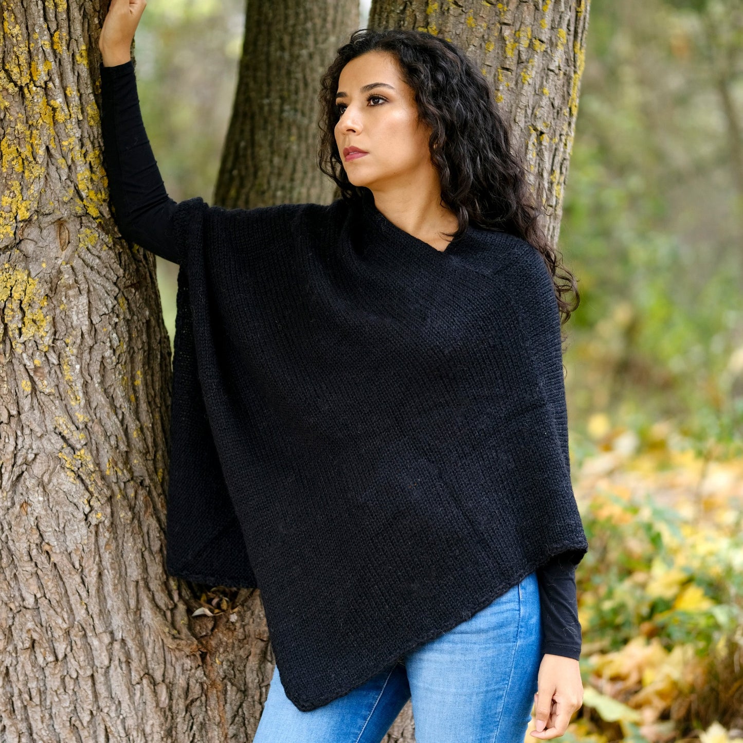 ALPAKA PONCHO HUARI