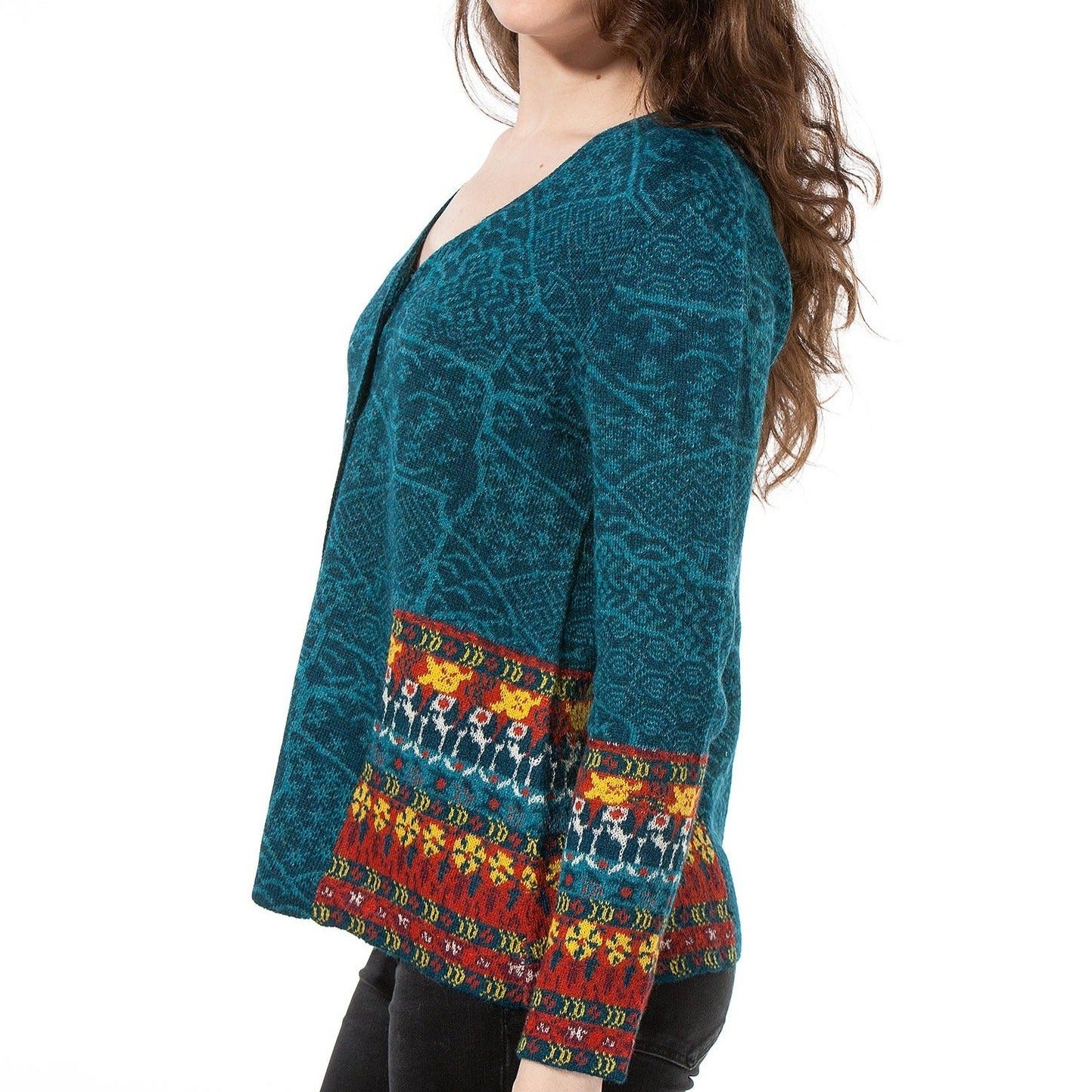 ALPAKA CARDIGAN CAMPESINA