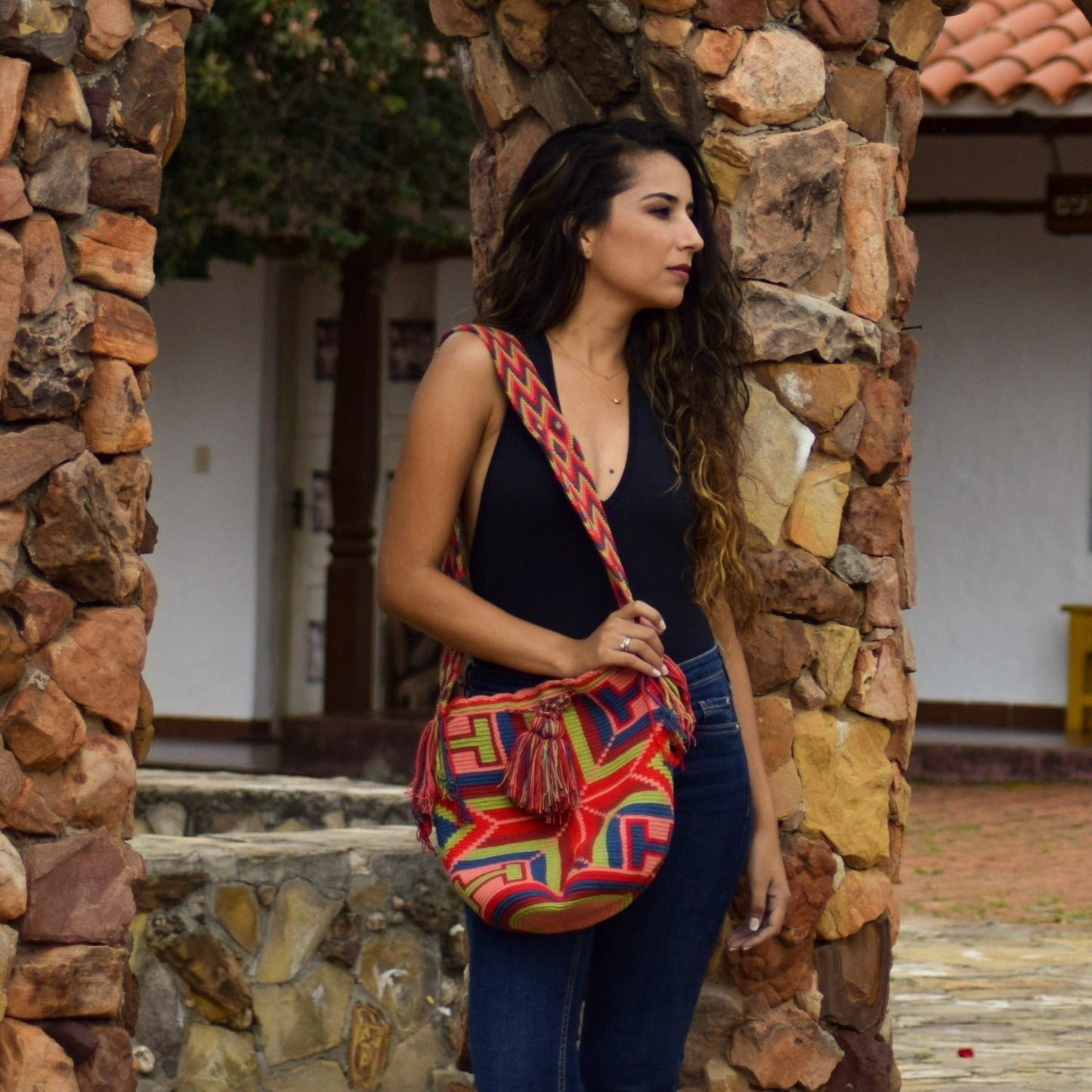 BAUMWOLLE WAYUU BAG CARTAGENA