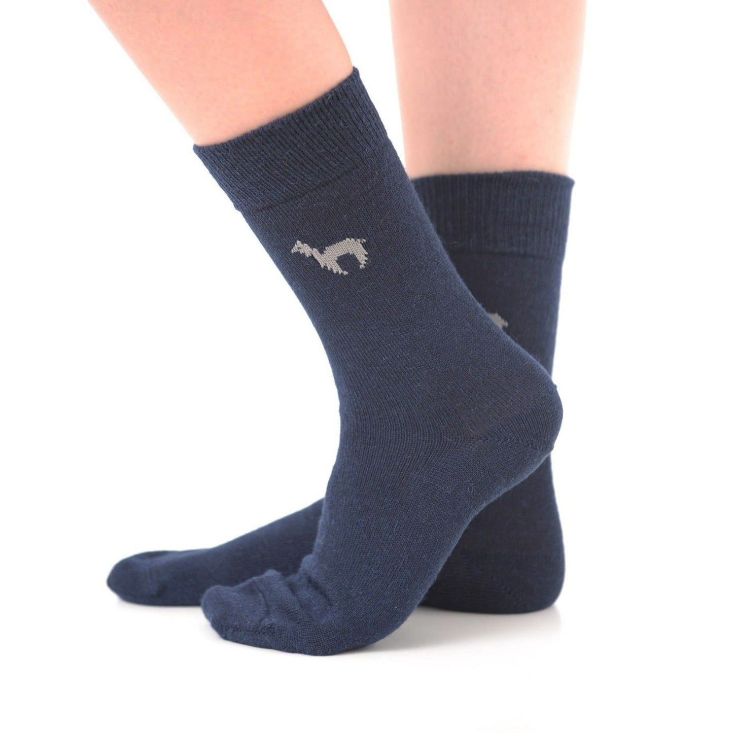 ALPAKA BUSINESS SOCKEN BLAU